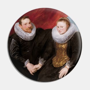 A Married Couple by Anthony van Dyck Pin