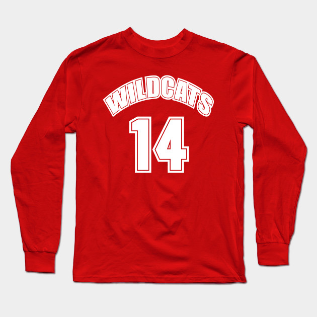 Wildcats 14 High School Musical Long Sleeve T Shirt Teepublic