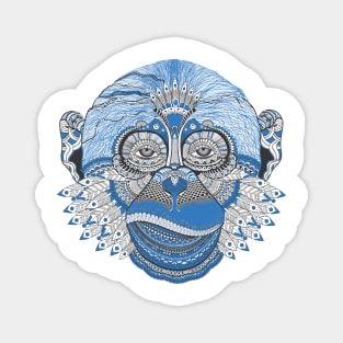 Monkey Design Artistic Magnet