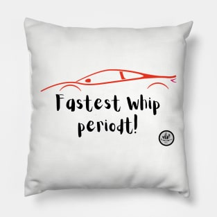 Fast Car Enthusiast Pillow