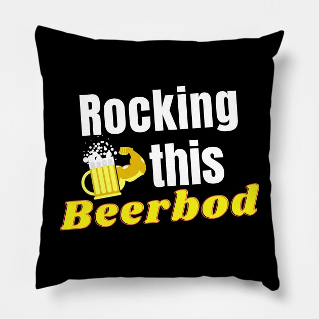 Rocking this Beerbod Pillow by meltubs76