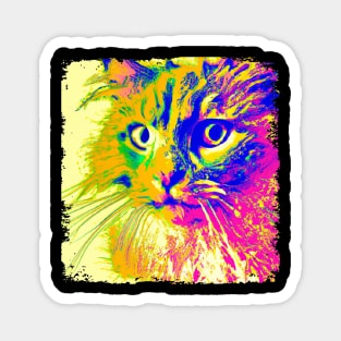 Ragamuffin Pop Art - Cat Lover Gift Magnet