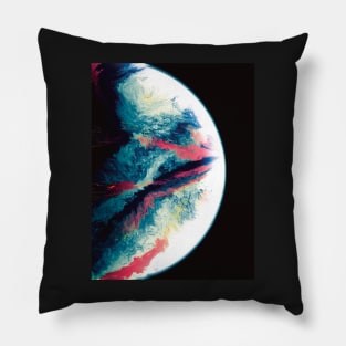 A Brand-New World - Original Art Pillow