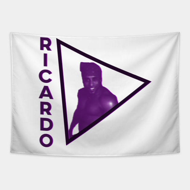 Ricardo Milos Aesthetic Purple Tapestry by giovanniiiii