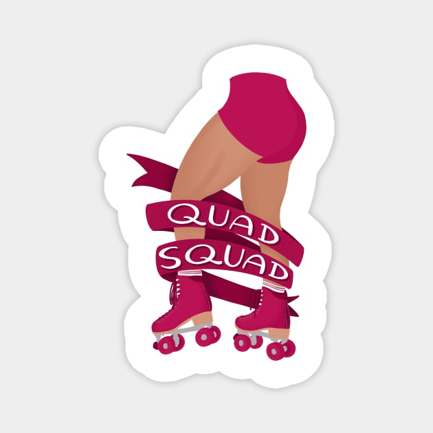 Quad Squad - Color Option 1 Magnet by ktomotiondesign