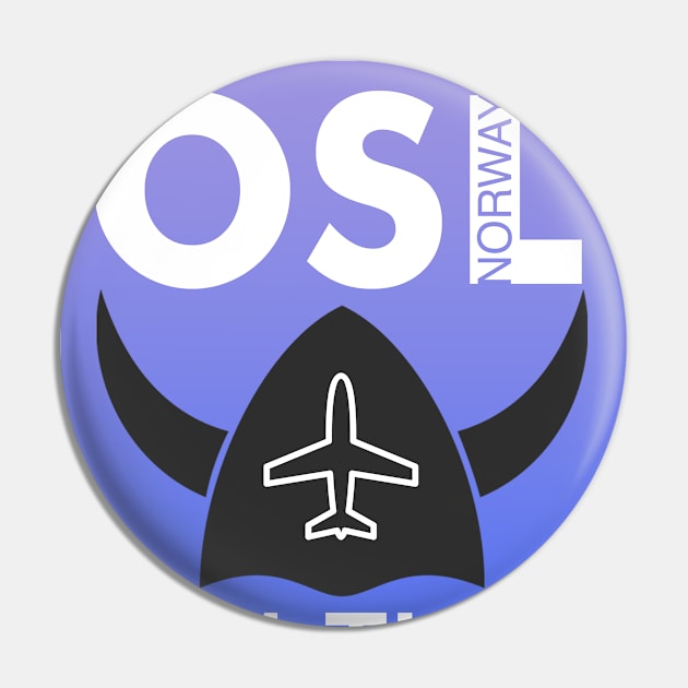 OSL airport Pin by Woohoo