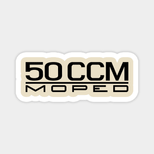 50cc Moped Emblem (Black) Magnet