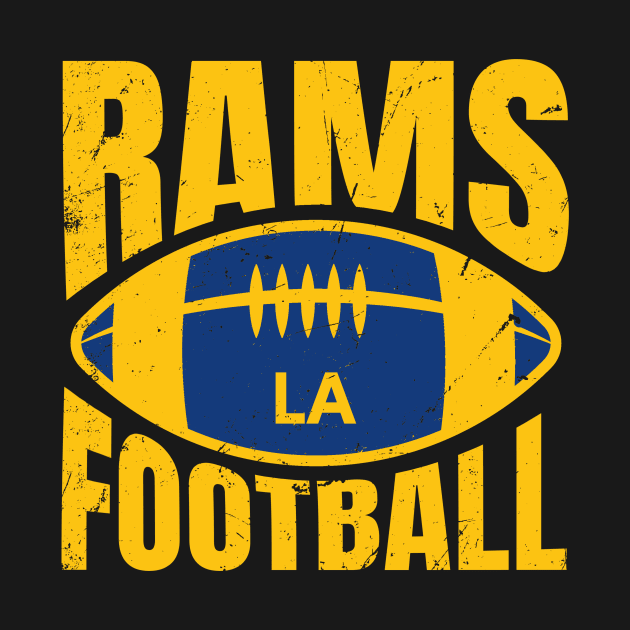 Rams LA Football by V x Y Creative