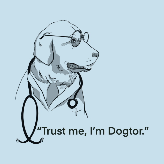 Trust Me I’m Dogtor by CartoonMyDog!