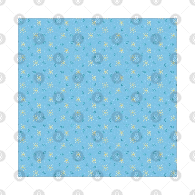 Spring Longing Collection - Blue Snow Pattern by Missing.In.Art