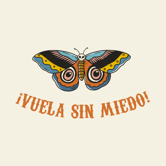 Vuela sin miedo - colorful butterfly by verde