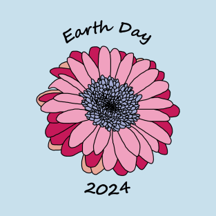 Earth Day 2024 Flower T-Shirt