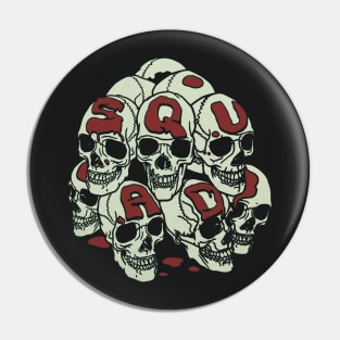 skulls skuad Pin