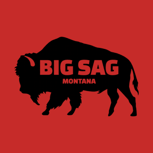 Big Sag, MT - Buffalo T-Shirt