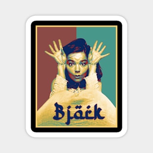 Bjork vintagr Magnet