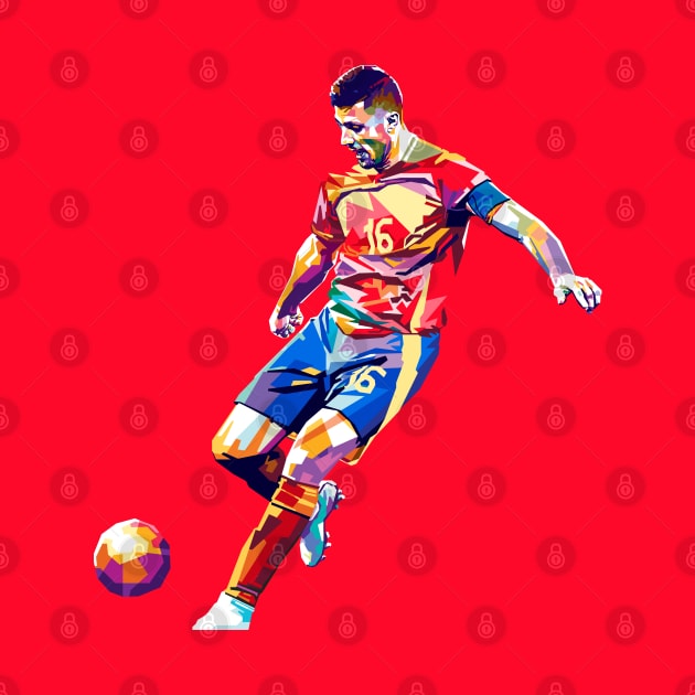 Rodri WPAP Fan art by RJWLTG