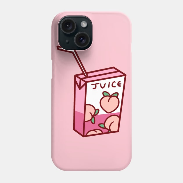 Peach Juice Box Phone Case by saradaboru