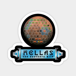 Terraforming Mars: Hellas Map Magnet