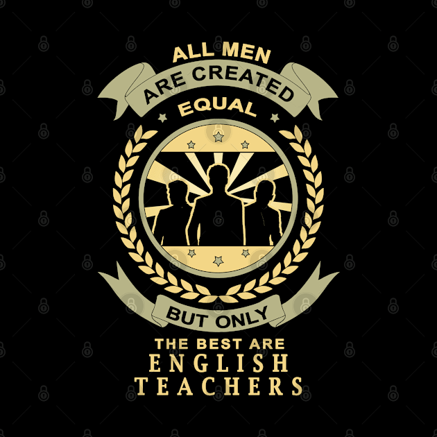 Gift for English Teachers All Men Are Created Equal Quotes by jeric020290