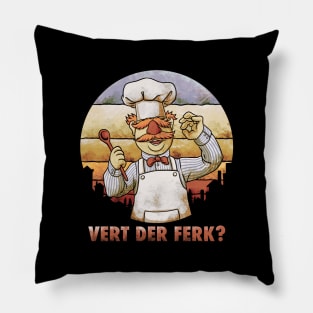 Vert der ferk chef Pillow