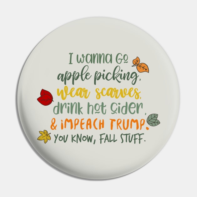 Impeach Trump Pin by hawkadoodledoo