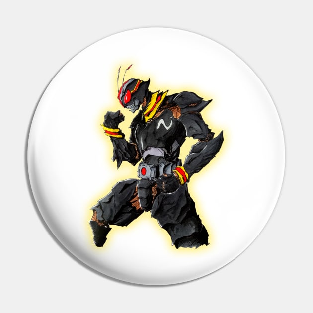 Kamen Rider Black Pin by The Toku Verse