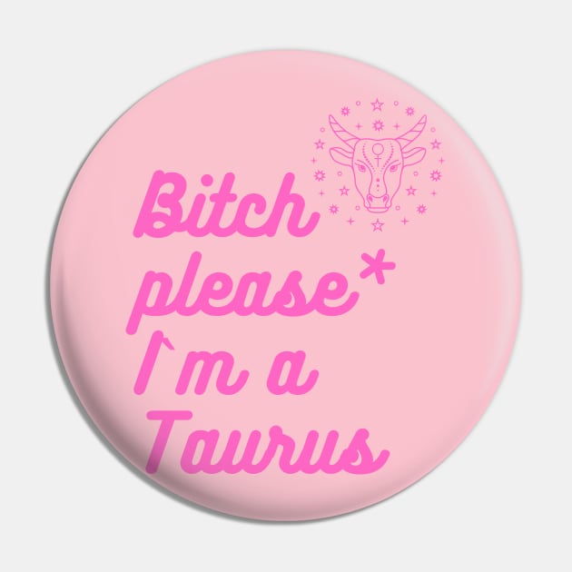 Taurus girl birthday gift- fun cool y2k for Taurus Pin by Zoethopia