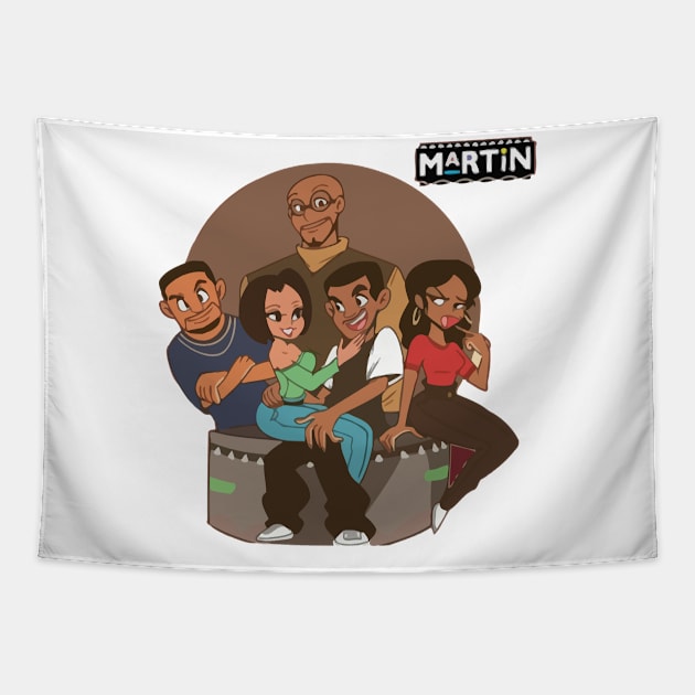 Wassup Martin Art Tapestry by komplenan