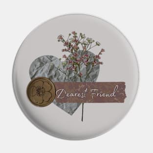 Aesthetic vintage retro cottagecore dreamer romantic inspiration gift ideas friends dear friend journal Pin