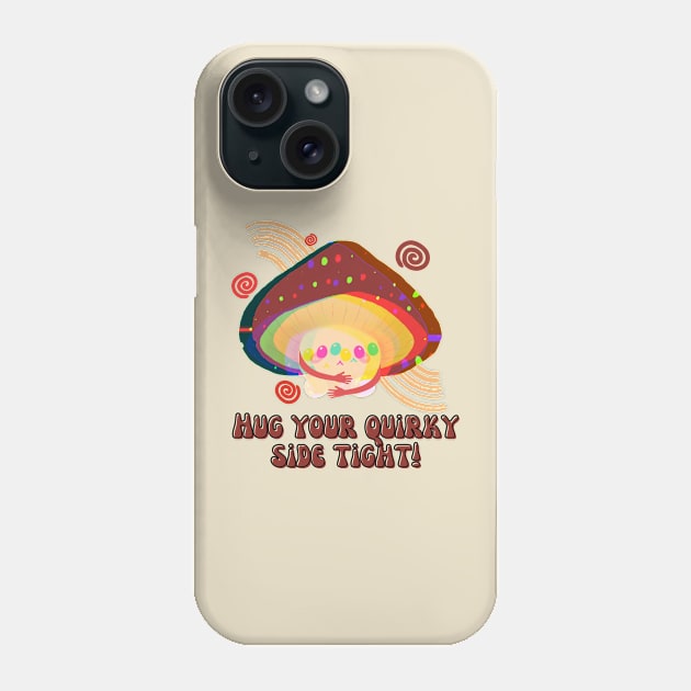 Quirky mushroom Phone Case by Don’t Care Co