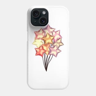 Helium Star Balloons Phone Case