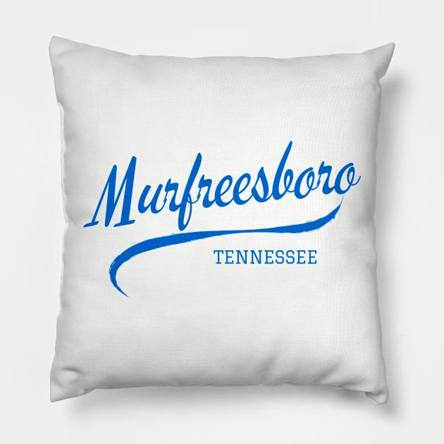 Murfreesboro, Tennessee Pillow by sjames90