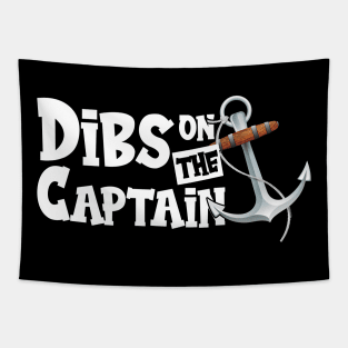 Dibs on the captain Tapestry