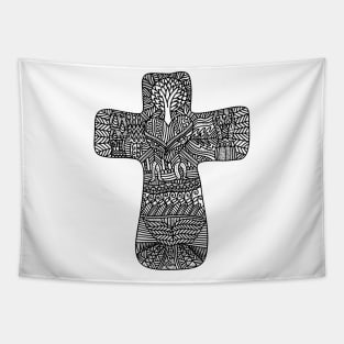 The Cross of the Lord and Savior Jesus Christ Tapestry