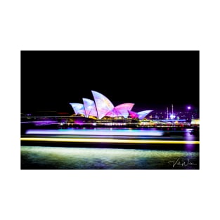 Sydney Opera House during the Vivid Festival. T-Shirt