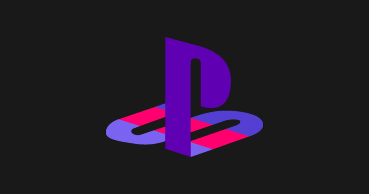 LGBT bisexual playstation logo - Lgbt - Sticker | TeePublic