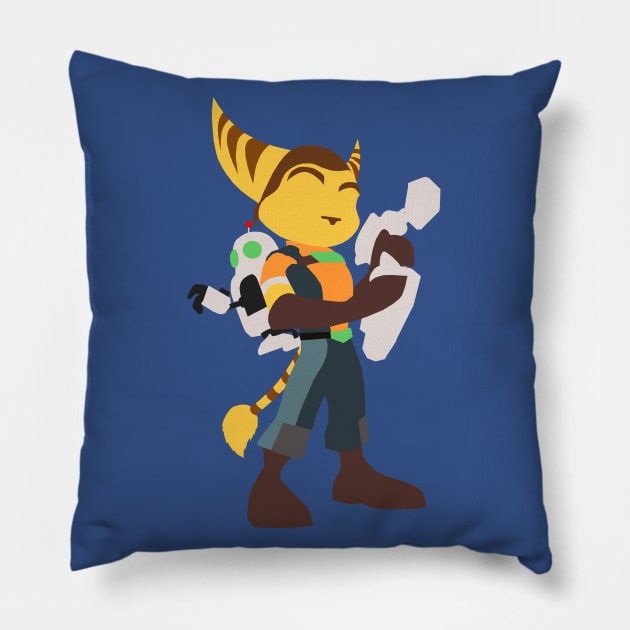 Ratchet & Clank Pillow by Spyrome876