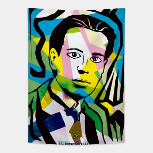 A Portrait of Young Jorge Luis Borges Tapestry