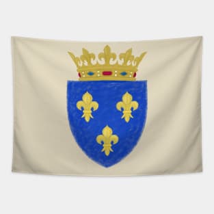 Small Coat of Arms, Kingdom of France Tapestry