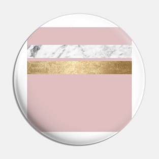 Dusky rose golden marble Pin