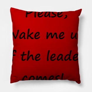 Wake me up Pillow