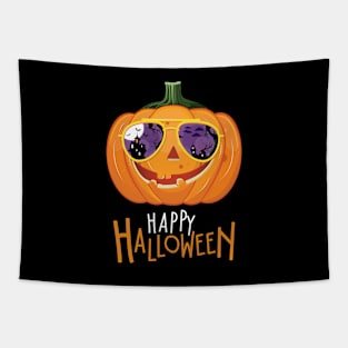 Jack-O-Lantern Pumpkin Happy Halloween Tapestry