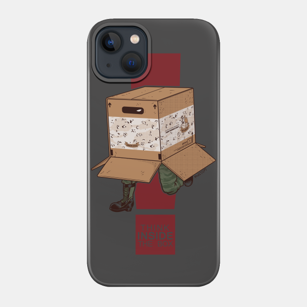 Think INSIDE the box. - Metal Gear Solid - Phone Case