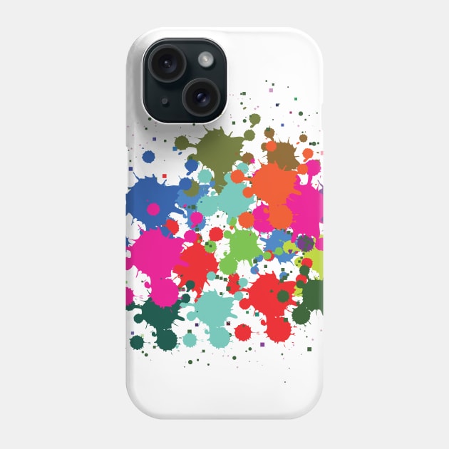 Color Splash Design BY OverView. Phone Case by OverView