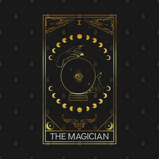 Major Arcana The Magician Tarot Card by StilleSkyggerArt