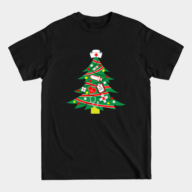 Discover Nurse Christmas Tree Apparel For The Christmas Nurse Crew - Nurse Christmas Tree Costume - T-Shirt