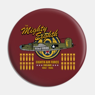 The Mighty Eighth - B-24 Liberator Eighth Air Force Pin