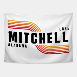 Lake Mitchell 80's Retro Tapestry