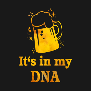 Beer is in my DNA Funny Genetics Beer Lover T-Shirt