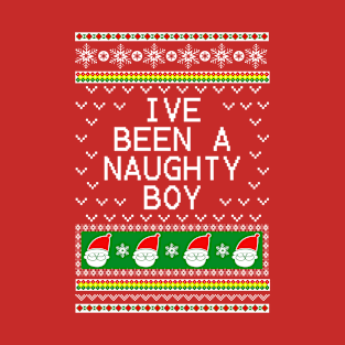 Funny best ugly Christmas naughty boy xmas gift idea T-Shirt